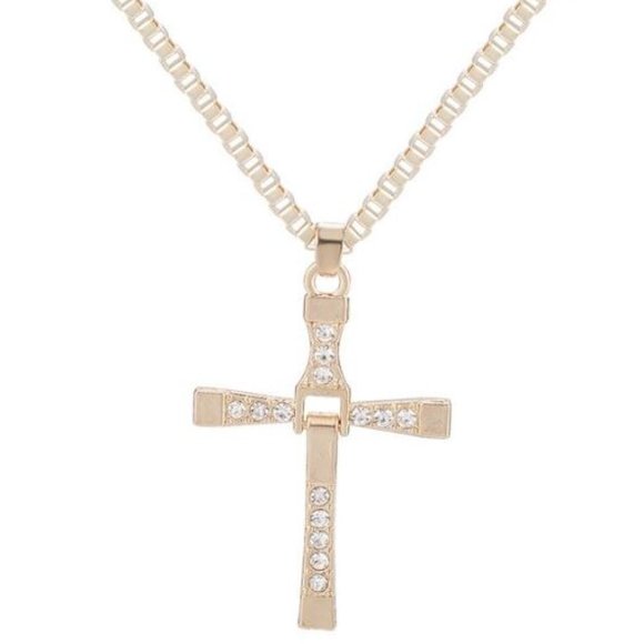 Cute4less2012 Other - Gold Tone Cross with Chain